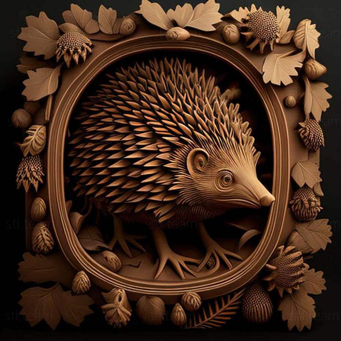 Animals hedgehog